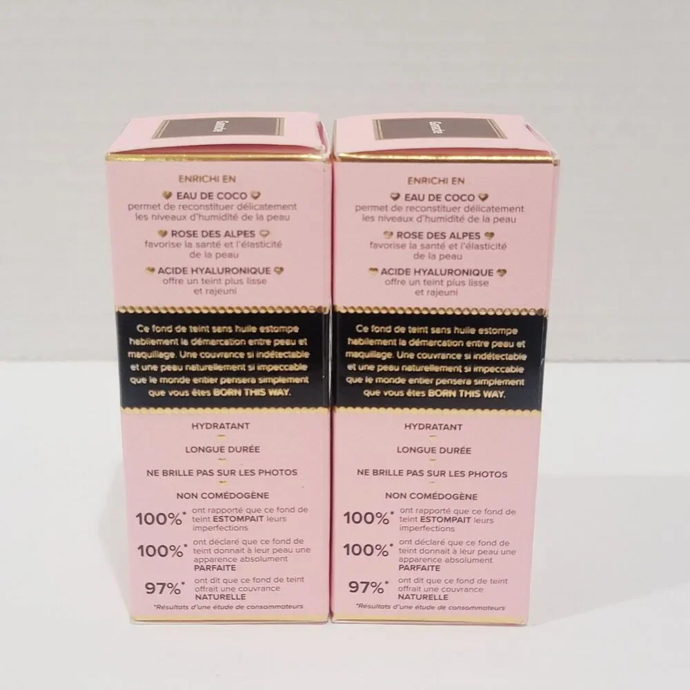 Too Faced Born This Way Lot GANACHE Undetectable Med to Full Foundation 1.0 Oz